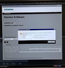 Siemens old type service key